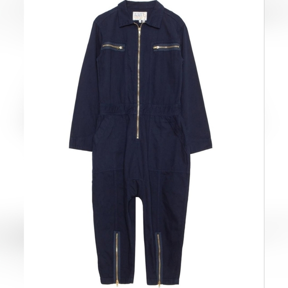 Free People Pants - New $298 Free People Denim Zip Jumpsuit By Sandrine Rose